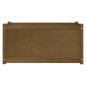 vidaXL Jardineras 2 uds madera maciza de pino marrón miel 100x50x50 cm vidaXL Jardineras 2 uds madera maciza de pino marrón miel 100x50x50 cm
