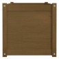 vidaXL Jardineras 2 uds madera maciza de pino marrón miel 100x50x50 cm vidaXL Jardineras 2 uds madera maciza de pino marrón miel 100x50x50 cm