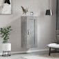 vidaXL Armario de pared madera ingeniería gris hormigón 34,5x34x90 cm vidaXL Armario de pared madera ingeniería gris hormigón 34,5x34x90 cm