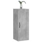 vidaXL Armario de pared madera ingeniería gris hormigón 34,5x34x90 cm vidaXL Armario de pared madera ingeniería gris hormigón 34,5x34x90 cm