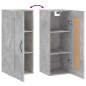 vidaXL Armario de pared madera ingeniería gris hormigón 34,5x34x90 cm vidaXL Armario de pared madera ingeniería gris hormigón 34,5x34x90 cm