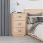 vidaXL Mesitas de noche 2 uds madera maciza de pino 40x40x75 cm vidaXL Mesitas de noche 2 uds madera maciza de pino 40x40x75 cm