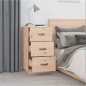 vidaXL Mesitas de noche 2 uds madera maciza de pino 40x40x75 cm vidaXL Mesitas de noche 2 uds madera maciza de pino 40x40x75 cm