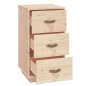 vidaXL Mesitas de noche 2 uds madera maciza de pino 40x40x75 cm vidaXL Mesitas de noche 2 uds madera maciza de pino 40x40x75 cm