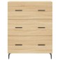 vidaXL Aparador de madera de ingeniería roble Sonoma 69,5x34x90 cm vidaXL Aparador de madera de ingeniería roble Sonoma 69,5x34x90 cm