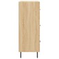 vidaXL Aparador de madera de ingeniería roble Sonoma 69,5x34x90 cm vidaXL Aparador de madera de ingeniería roble Sonoma 69,5x34x90 cm