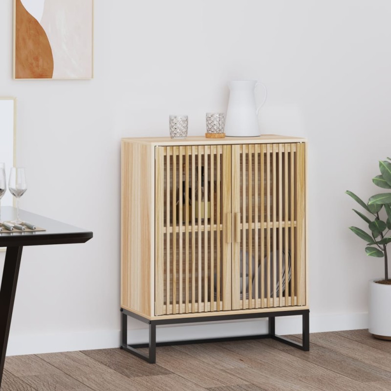 vidaXL Aparador de madera contrachapada 60x30x75 cm vidaXL Aparador de madera contrachapada 60x30x75 cm