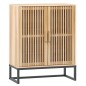 vidaXL Aparador de madera contrachapada 60x30x75 cm vidaXL Aparador de madera contrachapada 60x30x75 cm