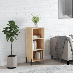 vidaXL Aparador de madera de ingeniería roble Sonoma 34,5x32,5x90 cm