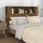 vidaXL Mueble cabecero roble ahumado 140x18,5x104,5 cm vidaXL Mueble cabecero roble ahumado 140x18,5x104,5 cm