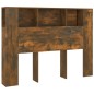 vidaXL Mueble cabecero roble ahumado 140x18,5x104,5 cm vidaXL Mueble cabecero roble ahumado 140x18,5x104,5 cm