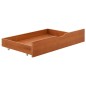 vidaXL Estructura de cama 2 cajones madera pino marrón miel 90x200 cm vidaXL Estructura de cama 2 cajones madera pino marrón miel 90x200 cm