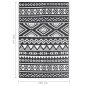 vidaXL Alfombra de exterior PP negra 190x290 cm vidaXL Alfombra de exterior PP negra 190x290 cm