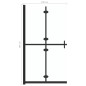vidaXL Mampara de ducha plegable vidrio ESG transparente 100x190 cm vidaXL Mampara de ducha plegable vidrio ESG transparente 100x190 cm