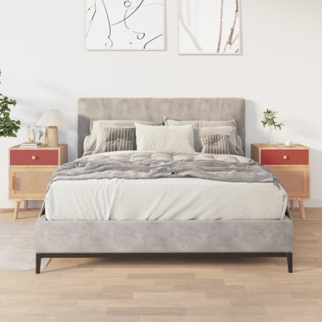 vidaXL Mesitas de noche 2 uds madera contrachapada 40x30x55 cm