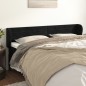 vidaXL Cabecero de terciopelo negro 163x23x78/88 cm vidaXL Cabecero de terciopelo negro 163x23x78/88 cm
