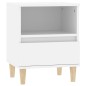 vidaXL Mesita de noche color blanco 40x35x50 cm vidaXL Mesita de noche color blanco 40x35x50 cm