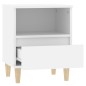 vidaXL Mesita de noche color blanco 40x35x50 cm vidaXL Mesita de noche color blanco 40x35x50 cm