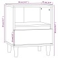 vidaXL Mesita de noche color blanco 40x35x50 cm vidaXL Mesita de noche color blanco 40x35x50 cm