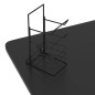 vidaXL Escritorio gaming con patas en forma de Y negro 110x60x75 cm