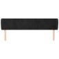 vidaXL Cabecero de terciopelo negro 163x23x78/88 cm vidaXL Cabecero de terciopelo negro 163x23x78/88 cm