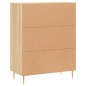 vidaXL Aparador de madera de ingeniería roble Sonoma 69,5x34x90 cm vidaXL Aparador de madera de ingeniería roble Sonoma 69,5x34x90 cm