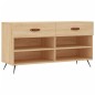 vidaXL Banco zapatero madera de ingeniería roble Sonoma 102x35x55 cm vidaXL Banco zapatero madera de ingeniería roble Sonoma 102x35x55 cm