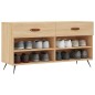 vidaXL Banco zapatero madera de ingeniería roble Sonoma 102x35x55 cm vidaXL Banco zapatero madera de ingeniería roble Sonoma 102x35x55 cm