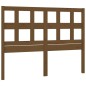 vidaXL Cabecero de cama madera maciza pino marrón miel 145,5x4x100 cm vidaXL Cabecero de cama madera maciza pino marrón miel 145,5x4x100 cm