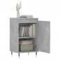 vidaXL Aparador madera de ingeniería gris hormigón 40x35x70 cm