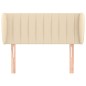 vidaXL Cabecero de tela color crema 103x23x78/88 cm vidaXL Cabecero de tela color crema 103x23x78/88 cm