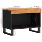 vidaXL Mueble de TV madera maciza de acacia 60x33x43,5 cm