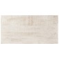 vidaXL Mesa de comedor madera maciza de mango blanca 120x60x76 cm vidaXL Mesa de comedor madera maciza de mango blanca 120x60x76 cm