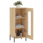 vidaXL Aparador madera contrachapada color roble Sonoma 34,5x34x90 cm vidaXL Aparador madera contrachapada color roble Sonoma 34,5x34x90 cm