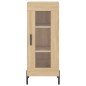 vidaXL Aparador madera contrachapada color roble Sonoma 34,5x34x90 cm vidaXL Aparador madera contrachapada color roble Sonoma 34,5x34x90 cm