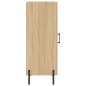 vidaXL Aparador madera contrachapada color roble Sonoma 34,5x34x90 cm vidaXL Aparador madera contrachapada color roble Sonoma 34,5x34x90 cm