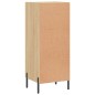 vidaXL Aparador madera contrachapada color roble Sonoma 34,5x34x90 cm vidaXL Aparador madera contrachapada color roble Sonoma 34,5x34x90 cm