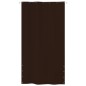 vidaXL Toldo pantalla para balcón tela oxford marrón 140x240 cm vidaXL Toldo pantalla para balcón tela oxford marrón 140x240 cm