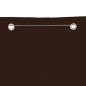 vidaXL Toldo pantalla para balcón tela oxford marrón 140x240 cm vidaXL Toldo pantalla para balcón tela oxford marrón 140x240 cm