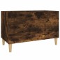 vidaXL Mueble discos madera contrachapada roble ahumado 74,5x38x48 cm vidaXL Mueble discos madera contrachapada roble ahumado 74,5x38x48 cm