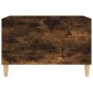 vidaXL Mueble discos madera contrachapada roble ahumado 74,5x38x48 cm vidaXL Mueble discos madera contrachapada roble ahumado 74,5x38x48 cm