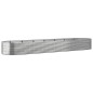 vidaXL Jardinera arriate acero recubrimiento polvo plata 584x140x68 cm