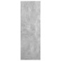 vidaXL Muebles para TV 2 uds contrachapada gris hormigón 30,5x30x90 cm