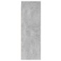 vidaXL Muebles para TV 2 uds contrachapada gris hormigón 30,5x30x90 cm