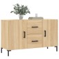 vidaXL Aparador de madera de ingeniería roble Sonoma 100x36x60 cm vidaXL Aparador de madera de ingeniería roble Sonoma 100x36x60 cm