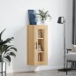 vidaXL Armario de pared roble Sonoma 34,5x34x90 cm