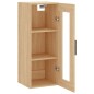 vidaXL Armario de pared roble Sonoma 34,5x34x90 cm