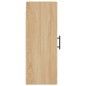 vidaXL Armario de pared roble Sonoma 34,5x34x90 cm