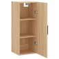 vidaXL Armario de pared roble Sonoma 34,5x34x90 cm vidaXL Armario de pared roble Sonoma 34,5x34x90 cm