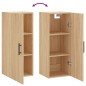 vidaXL Armario de pared roble Sonoma 34,5x34x90 cm vidaXL Armario de pared roble Sonoma 34,5x34x90 cm